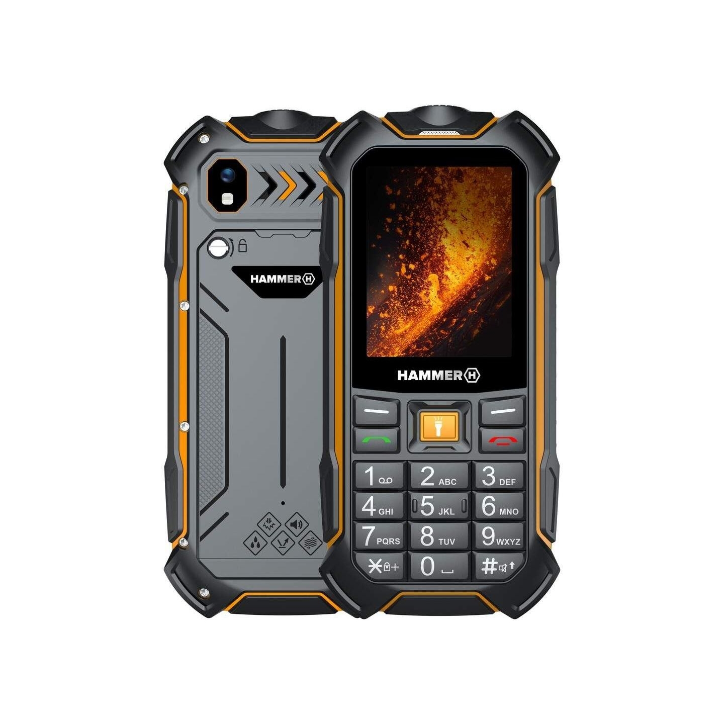 Hammer Boost 2 LTE | Black | 2.4 " | IPS | 64 MB | 128 MB | Dual SIM | 3G | Main camera resolution 2 MP | 3500 mAh