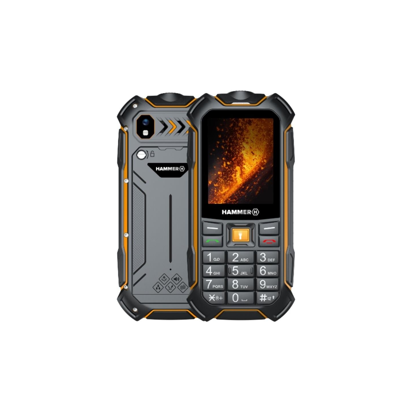 Hammer Boost 2 LTE | Black | 2.4 " | IPS | 64 MB | 128 MB | Dual SIM | 3G | Main camera resolution 2 MP | 3500 mAh
