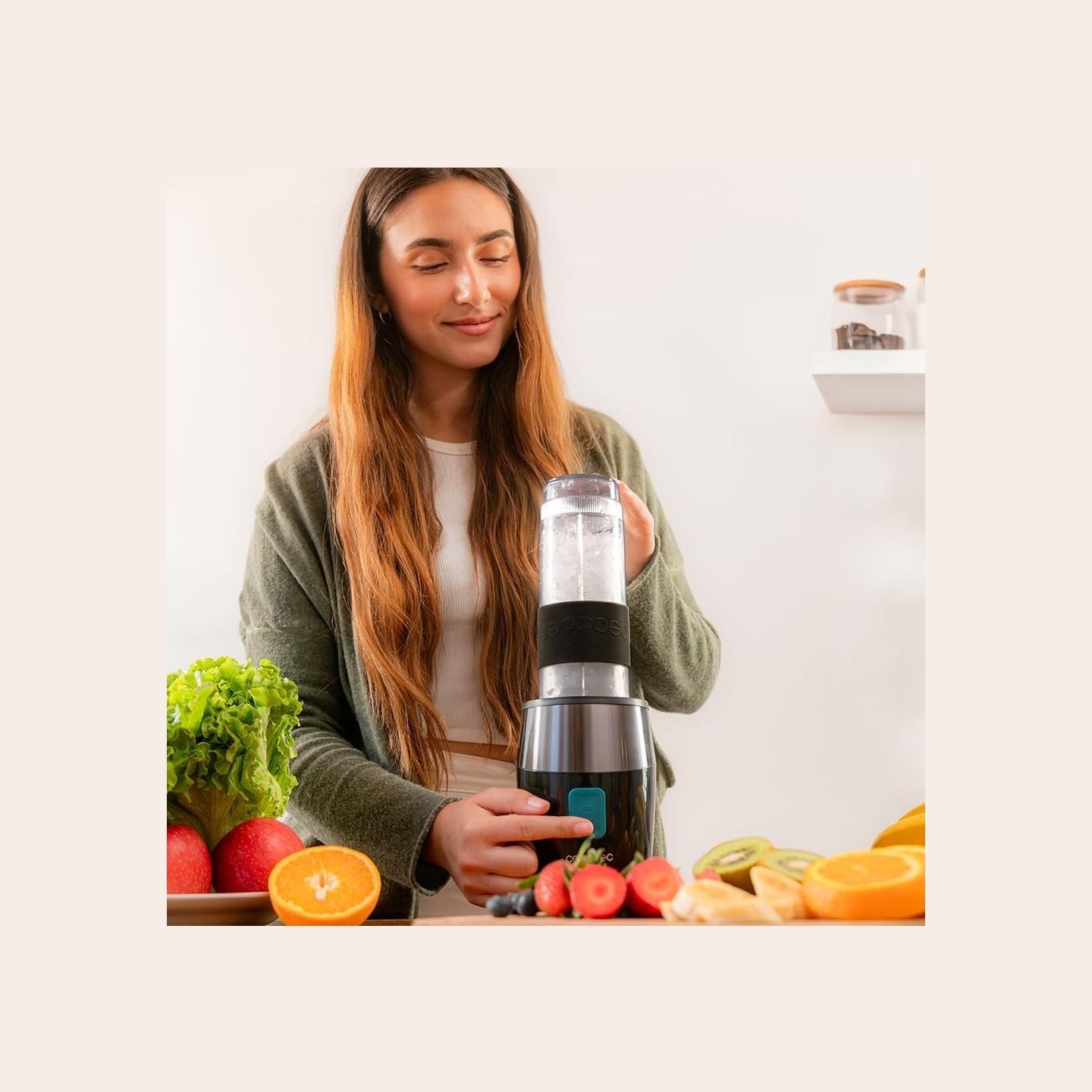 Cecotec Blender | Power Titanium 900 ProGo | Tabletop | 900 W | Jar capacity 2x0.57 L | Ice crushing | Black
