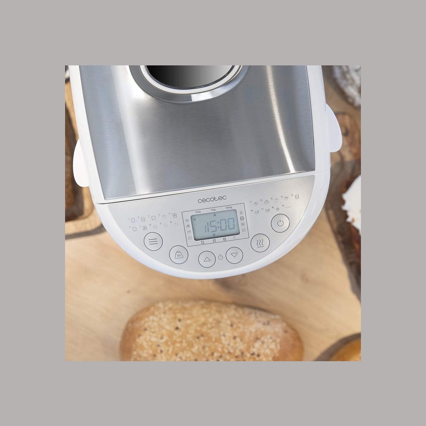 Cecotec Bread Maker | Bread&Co 1000 Delicious | Number of programs 19 | Display LCD