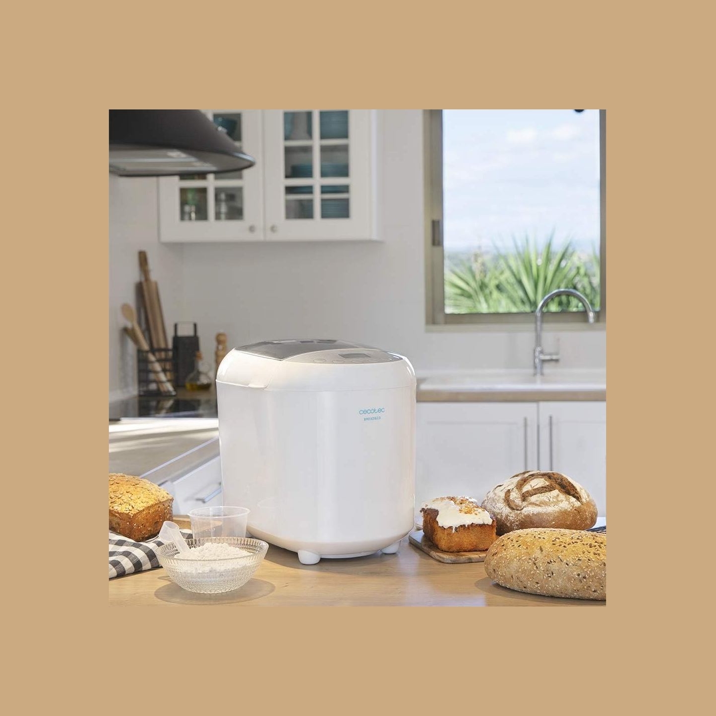 Cecotec Bread Maker | Bread&Co 1000 Delicious | Number of programs 19 | Display LCD