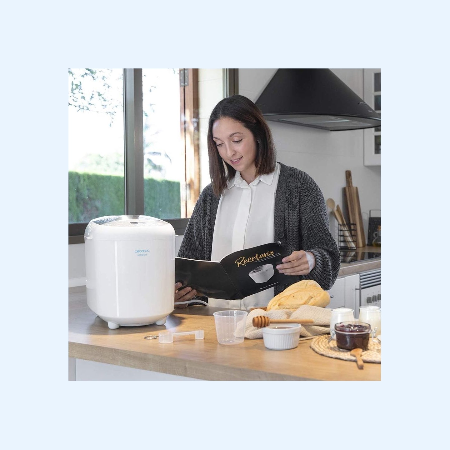 Cecotec Bread Maker | Bread&Co 1000 Delicious | Number of programs 19 | Display LCD