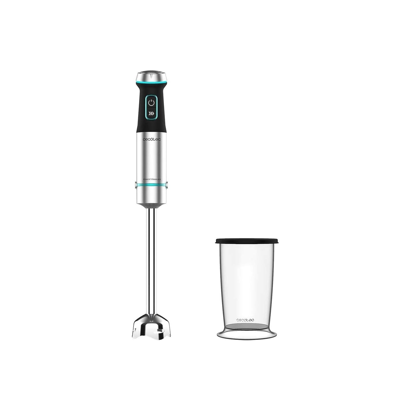Cecotec | Hand Blender | Power TitanBlack 1200 XL | Hand Blender | 1200 W | Number of speeds Adjustable | Turbo mode | Stainless