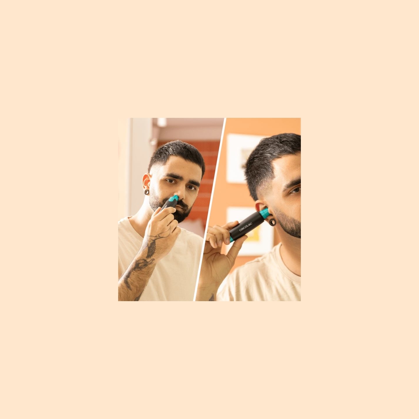 Cecotec Nose Hair Trimmer | Bamba PrecisionCare NoseTrim | Nose/Ear trimmer