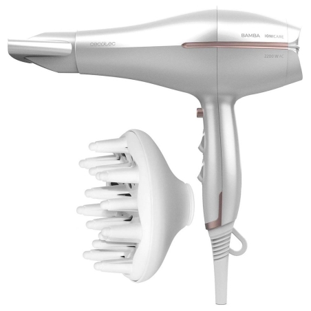 Cecotec Hair Dryer | IoniCare 5300 Maxi Aura | 2200 W | Number of temperature settings 3 | Ionic function | Diffuser nozzle | Wh