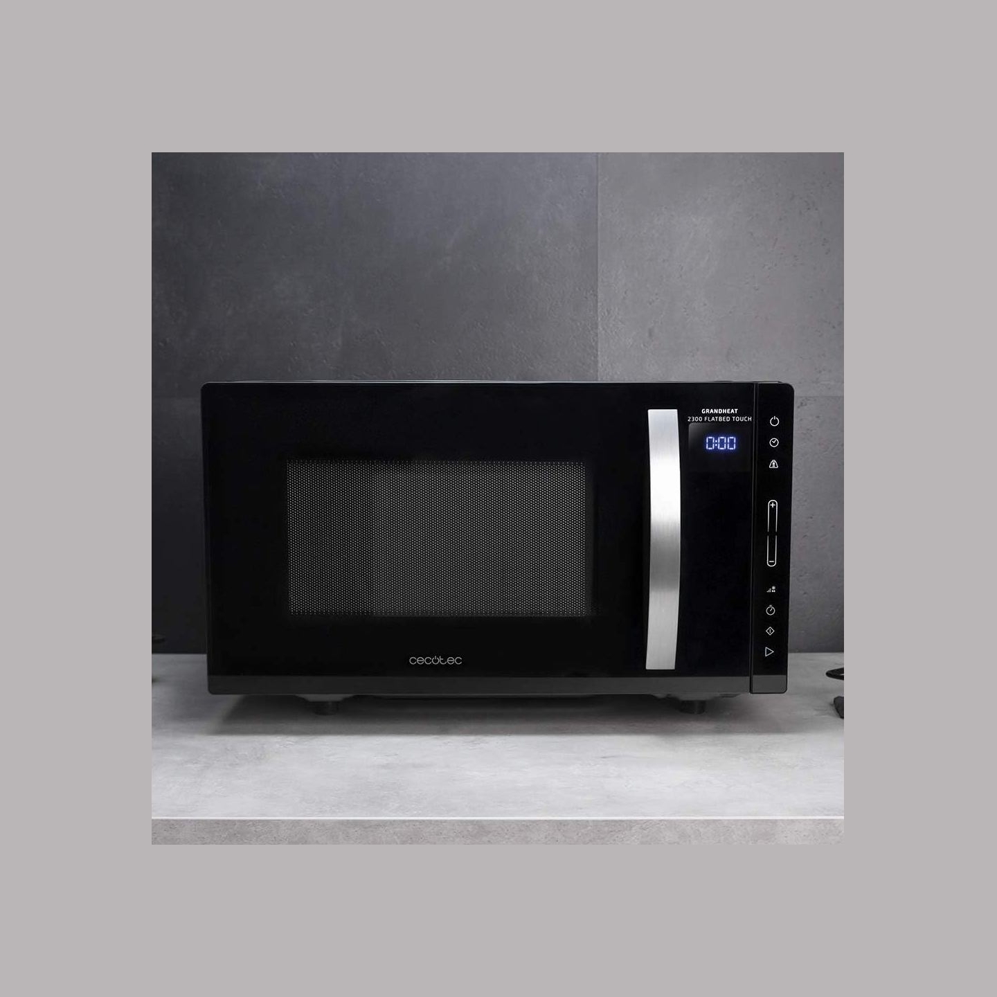 Cecotec Microwave Oven | GrandHeat 2300 Flatbed Touch Black | Free standing | 23 L | 800 W | Black