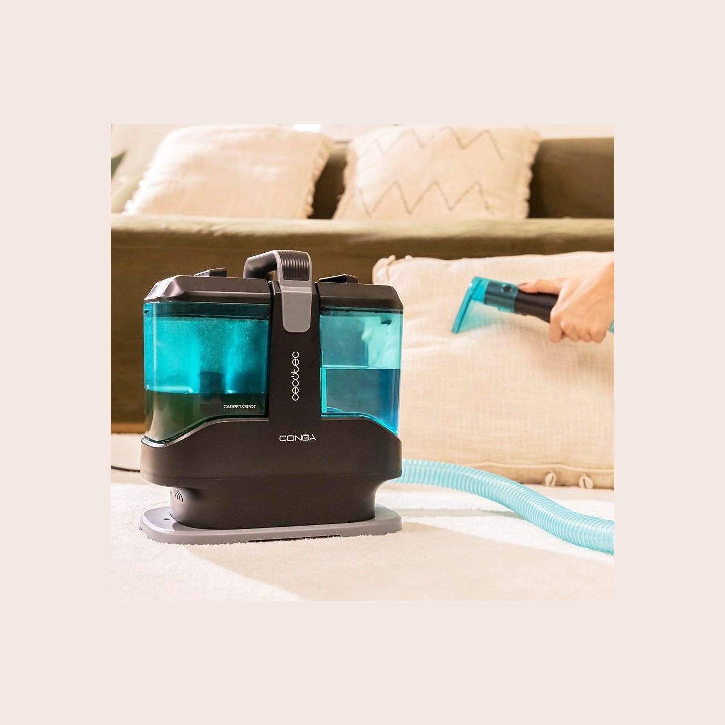 Cecotec Upholstery Cleaner | Conga 3000 Carpet&Spot Clean Max | 450 W