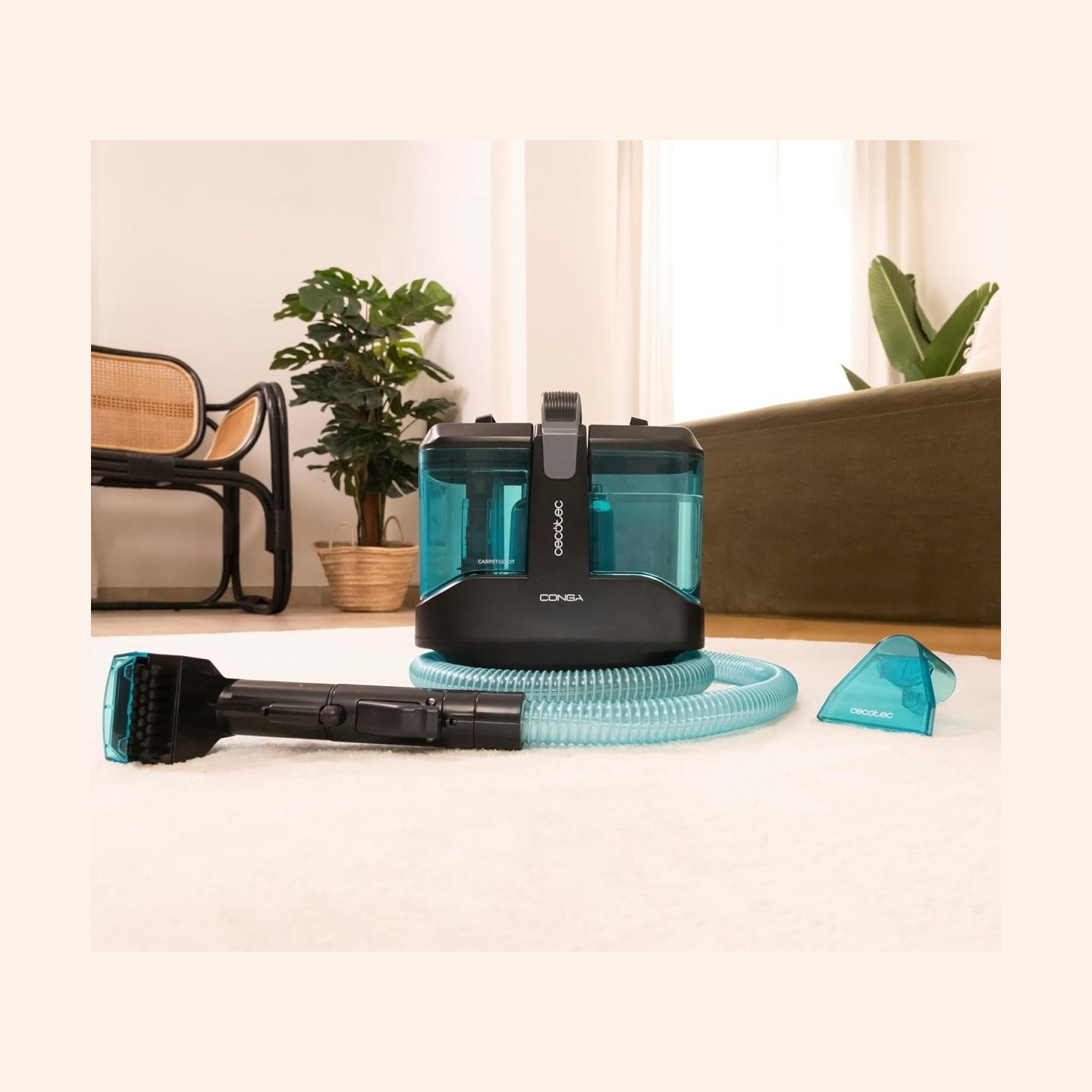 Cecotec Upholstery Cleaner | Conga 3000 Carpet&Spot Clean Max | 450 W