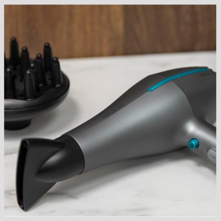 Cecotec Hair dryer | IoniCare 5300 Maxi Aura Black | 2200 W | Number of temperature settings 3 | Ionic function | Black/Grey | D