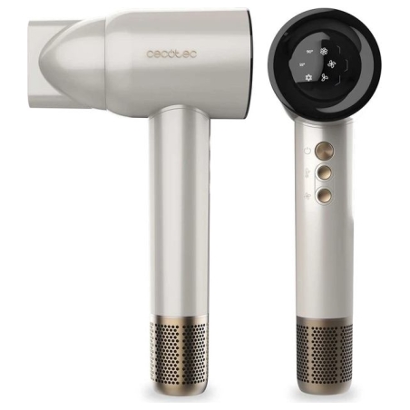 Cecotec Hair dryer | DryGlam Waves Champagne | 1600 W | Number of temperature settings 3 | Ionic function | Champagne | Diffuser