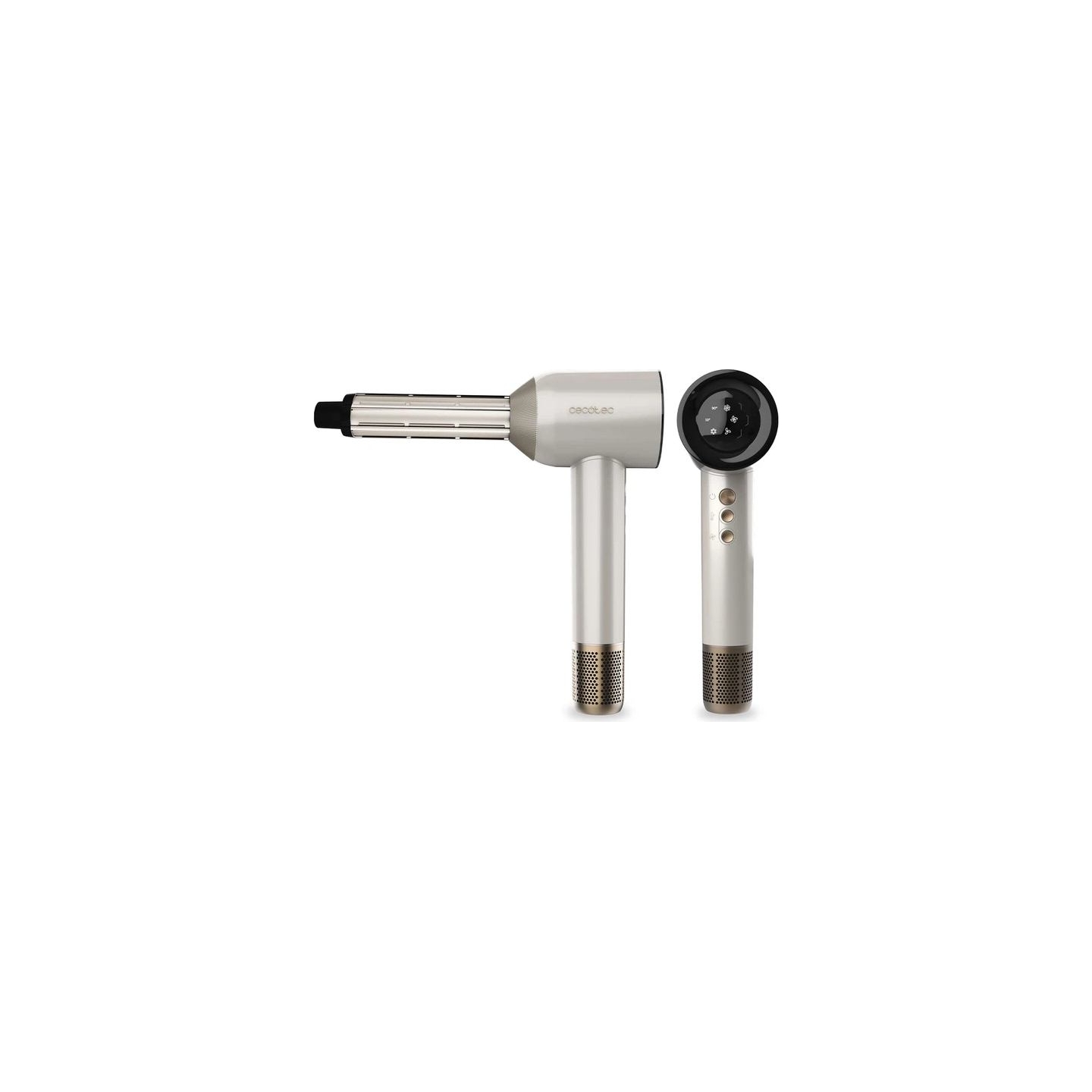 Cecotec Hair dryer | DryGlam Waves Champagne | 1600 W | Number of temperature settings 3 | Ionic function | Champagne | Diffuser