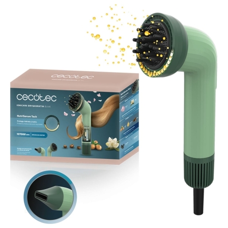 Cecotec Hair dryer | IoniCare Dry&Keratin Olive | 1200 W | Ionic function | Number of temperature settings 1 | Green