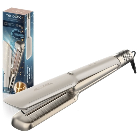 Cecotec Hair Straightener | Air Lisse Champagne | Ceramic heating system | Ionic function | Temperature (max) 230 °C | Temperatu