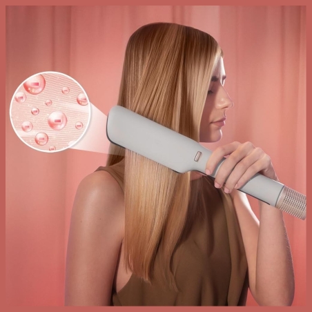 Cecotec Hair Straightener | Air Lisse Champagne | Ceramic heating system | Ionic function | Temperature (max) 230 °C | Temperatu