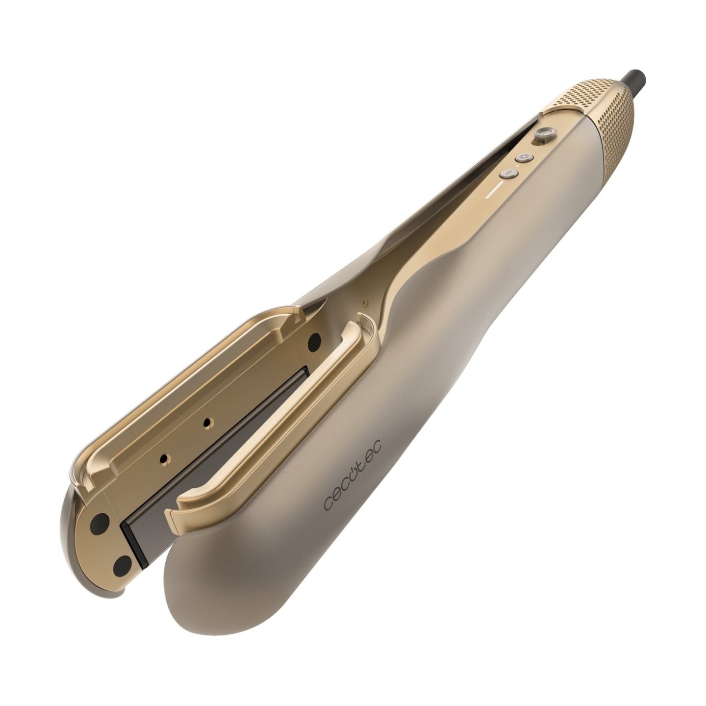 Cecotec Air Straightener | AirLisse 2in1 ForceDry Champagne | Ceramic heating system | Number of heating levels 4 | 1000 W | Bei