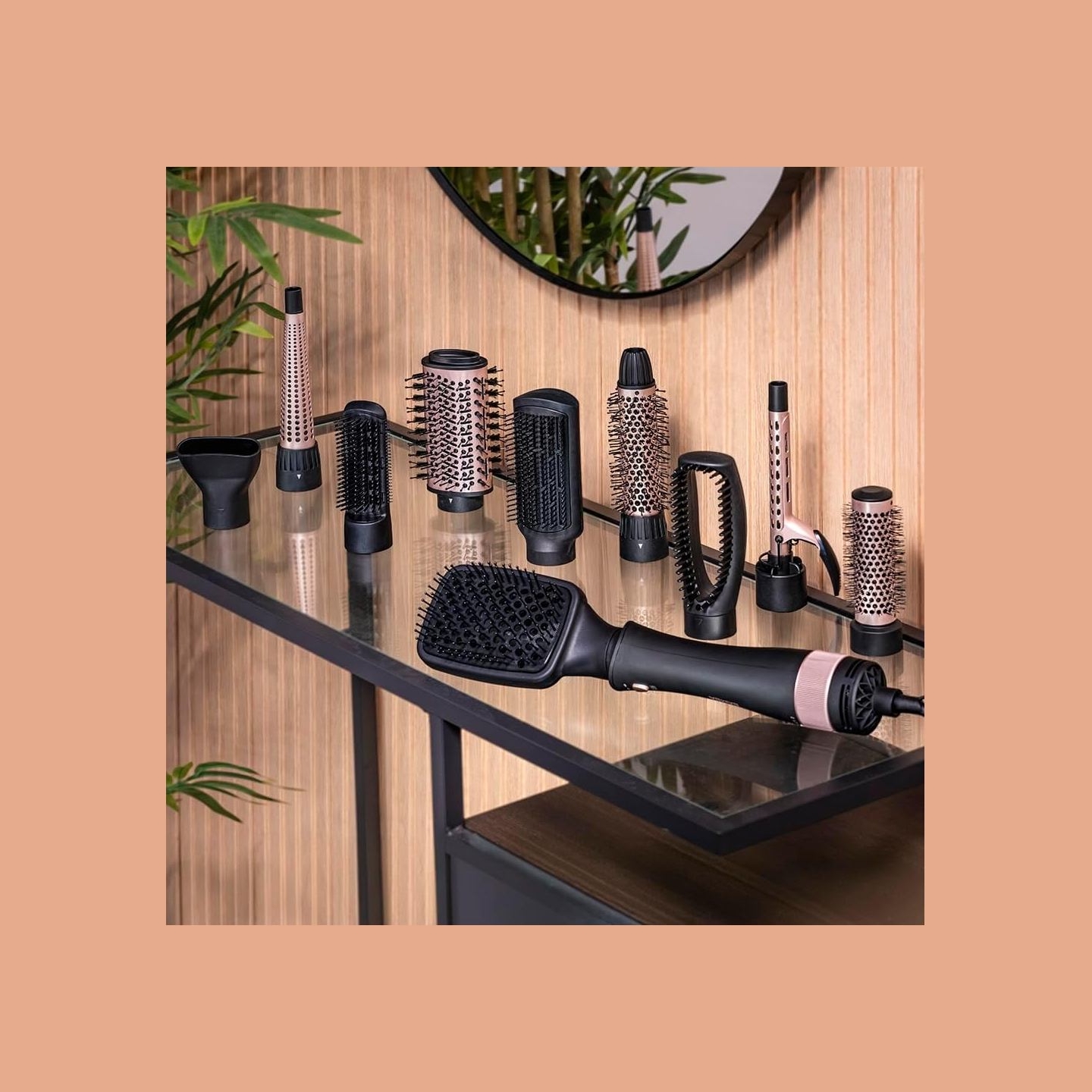 Cecotec Air brush | CeramicCare 10in1 Styler 10-in-1 | Number of heating levels 3 | 1000 W | Black