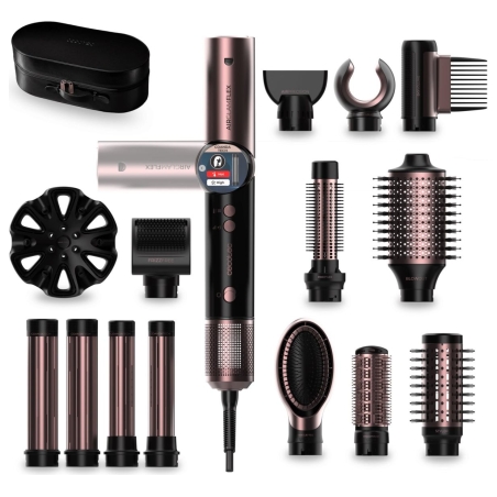 Cecotec Styling Brush | AirGlam 14in1 Flex Black | Ion conditioning | Barrel diameter 32 mm/35 mm | 1400 W | Black