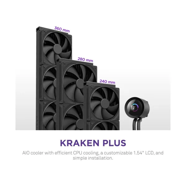 Nzxt CPU COOLER MULTI SOCKET/KRAKEN PLUS 280 V2 NZXT