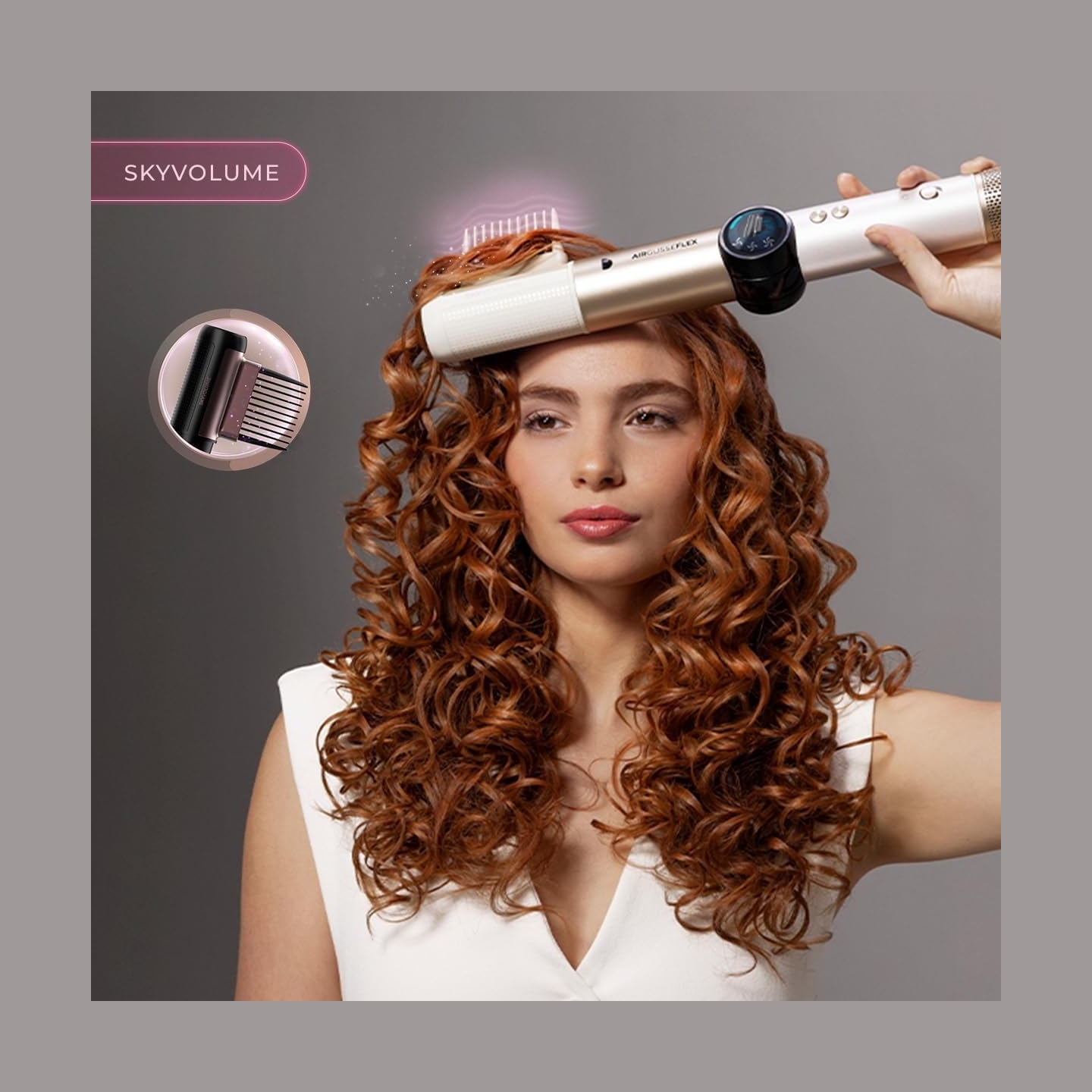 Cecotec Styling Brush | AirGlam 14in1 Flex Black | Ion conditioning | Barrel diameter 32 mm/35 mm | 1400 W | Black