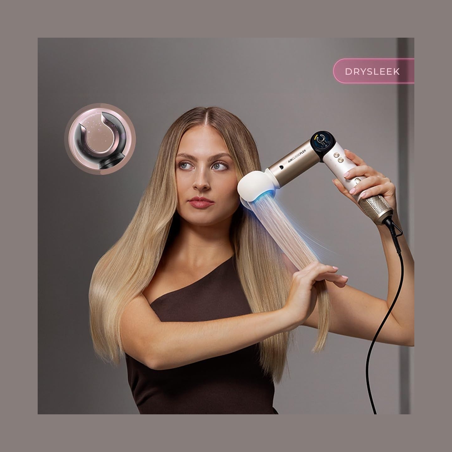 Cecotec Styling Brush | AirGlam 14in1 Flex Black | Ion conditioning | Barrel diameter 32 mm/35 mm | 1400 W | Black