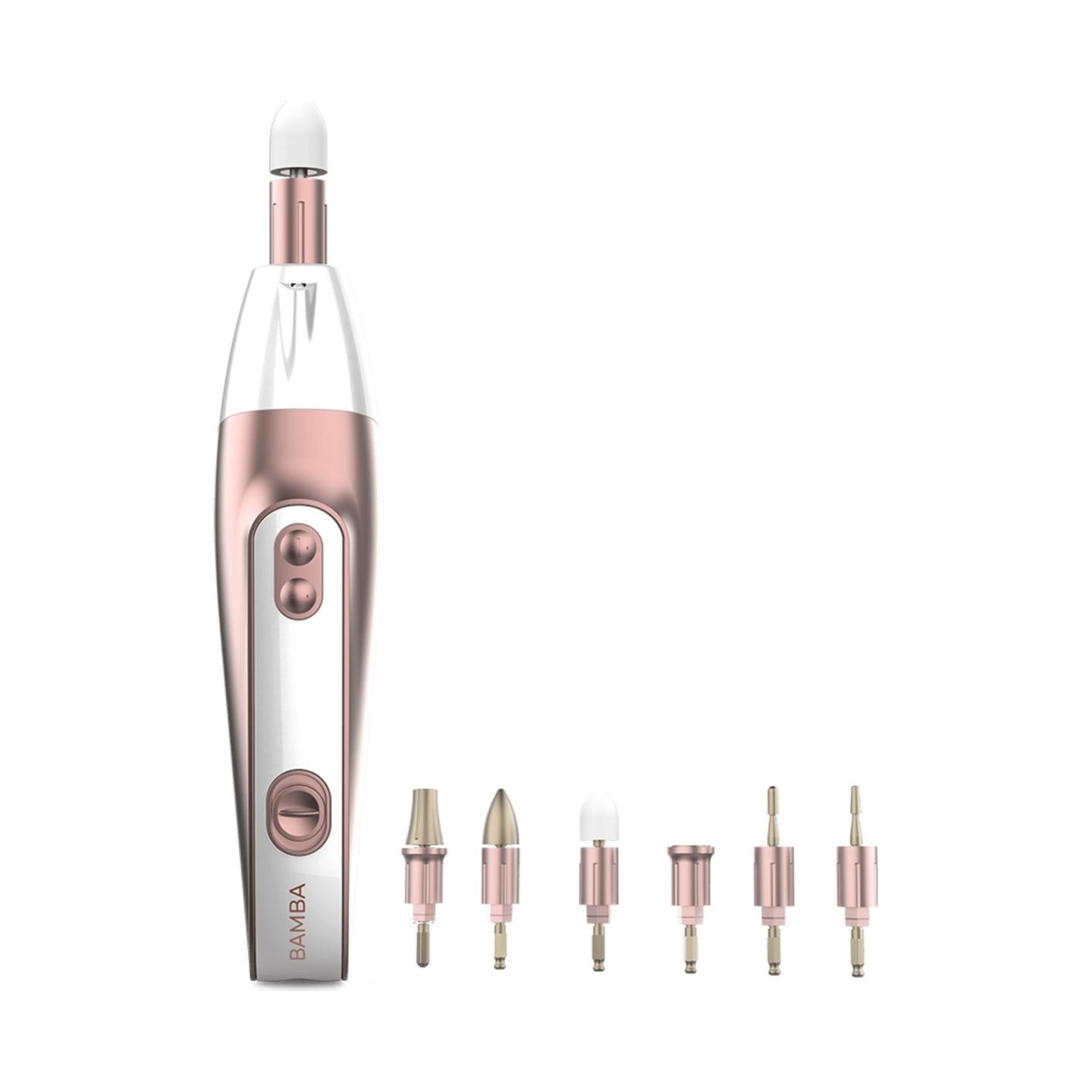 Cecotec Electric Manicure and Pedicure Set | PinkyCare 700 Perfect Nails | Nail Drill | Pink/White
