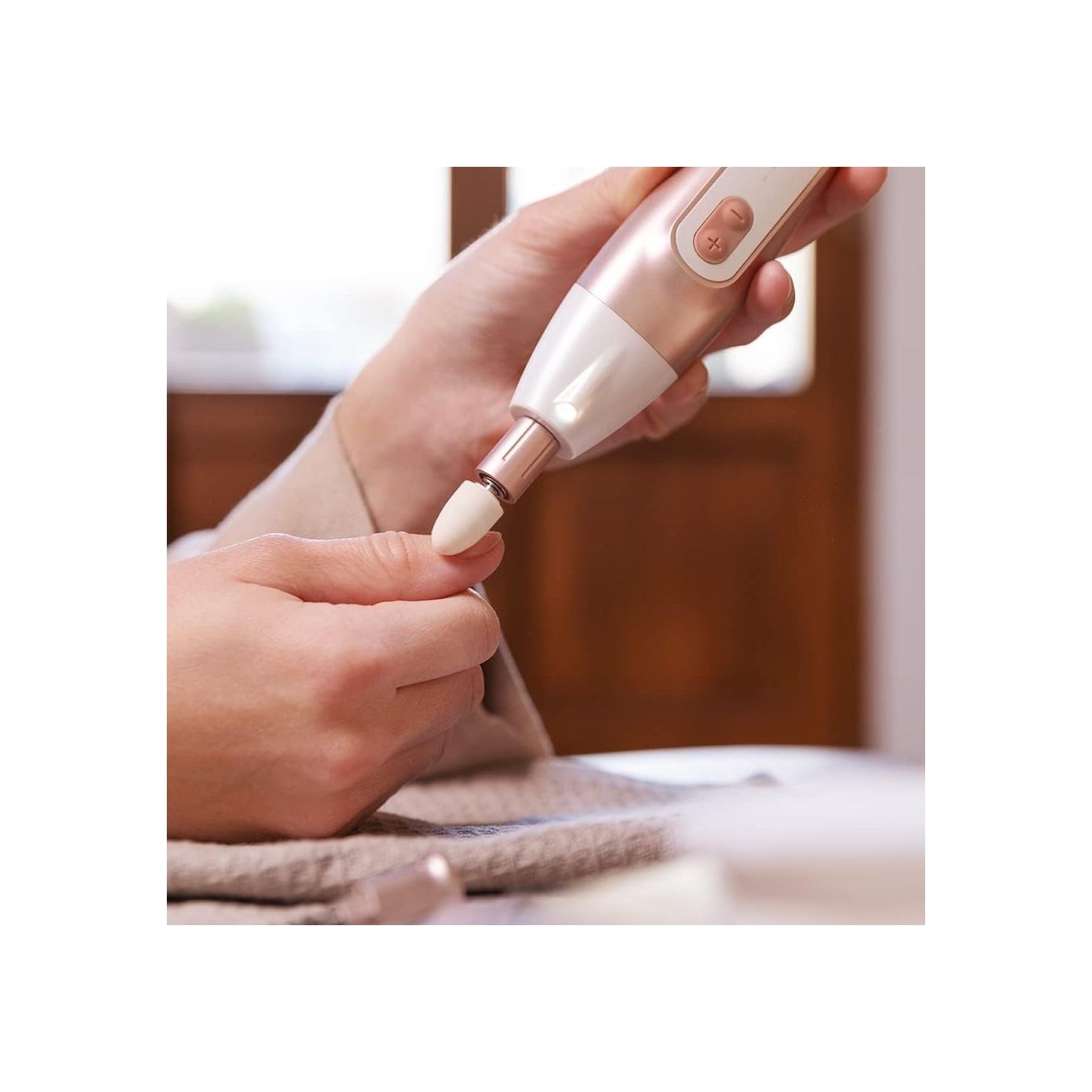 Cecotec Electric Manicure and Pedicure Set | PinkyCare 700 Perfect Nails | Nail Drill | Pink/White