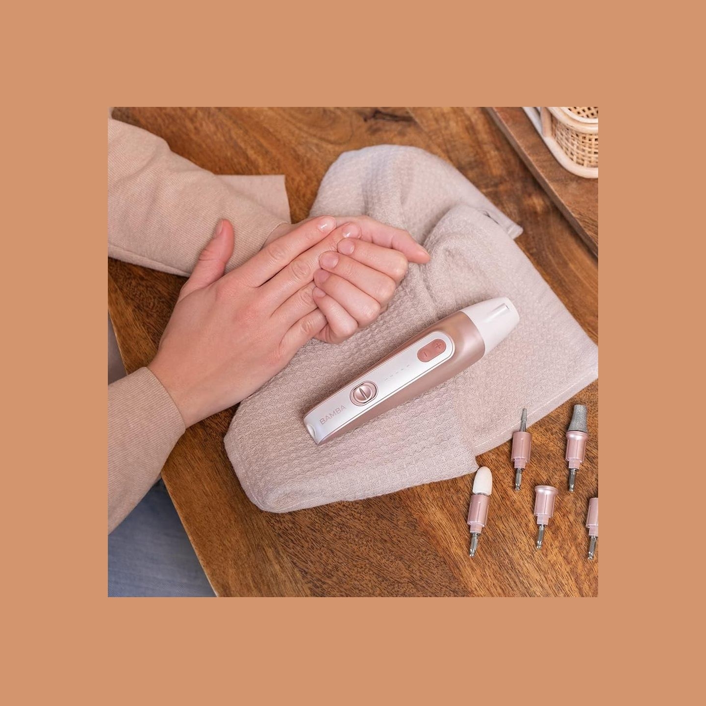 Cecotec Electric Manicure and Pedicure Set | PinkyCare 700 Perfect Nails | Nail Drill | Pink/White