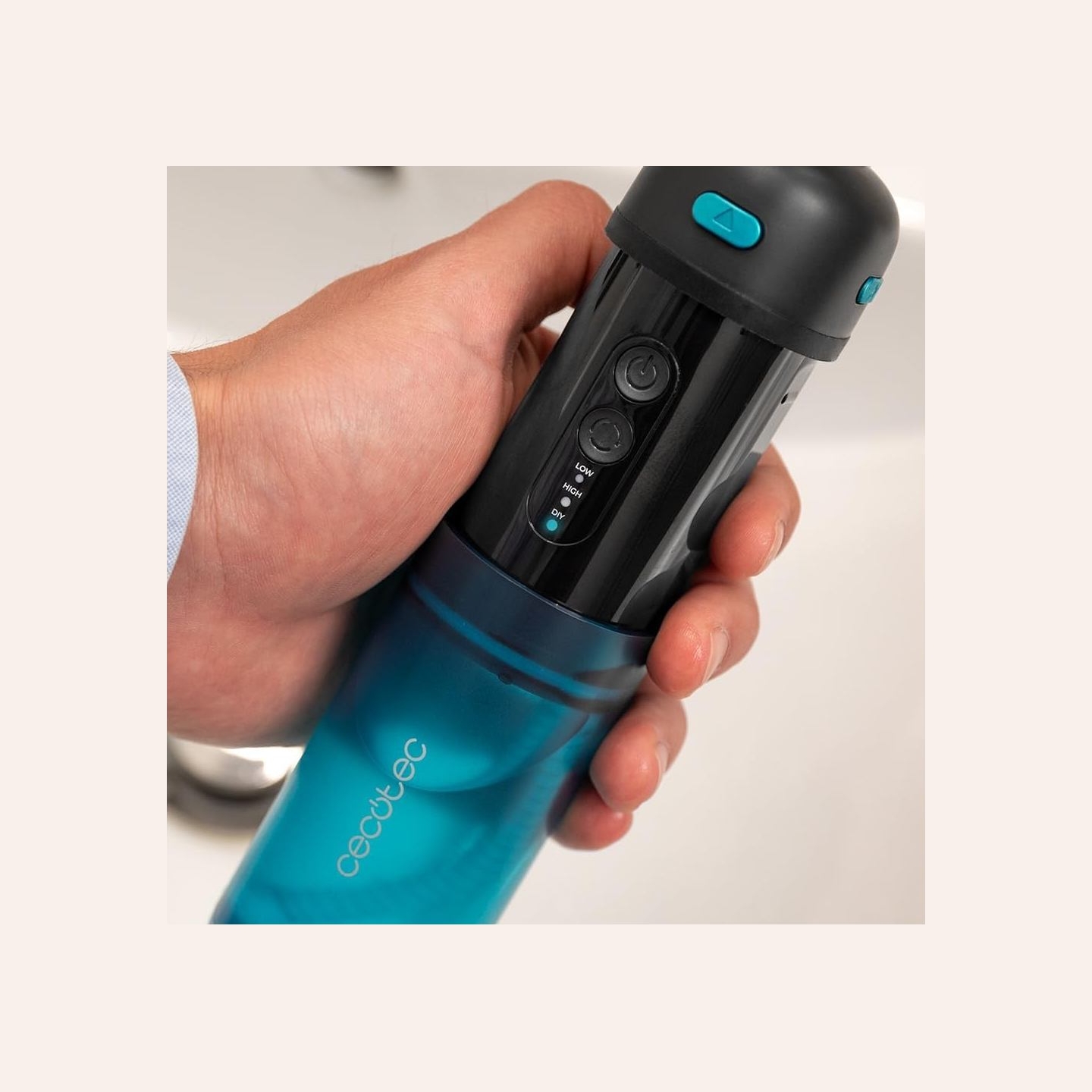 Cecotec Oral Irrigator | ToothCare Jet Splash | 150 ml | Black/Blue | Number of heads 2