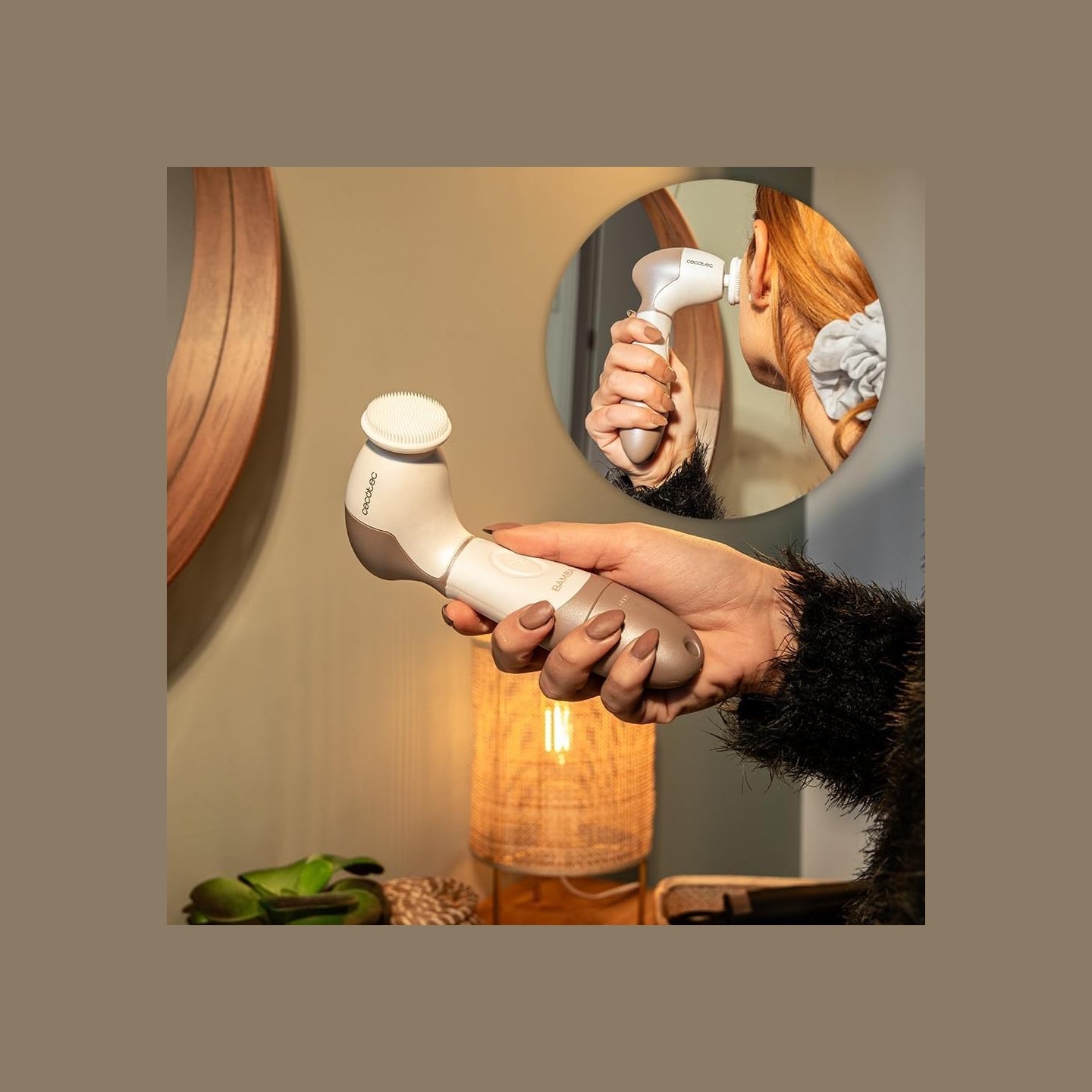 Cecotec Facial cleansing brush | FaceCare TotalClean | Facial brush | White