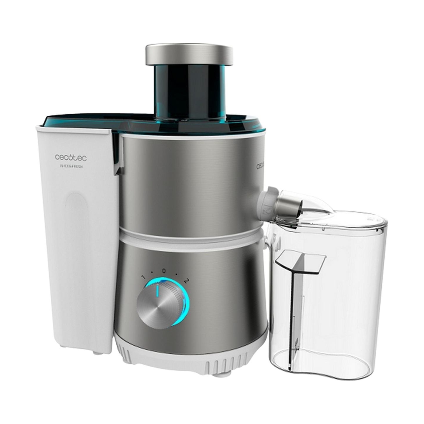 Cecotec | Orbital Juicer | Juice&Fresh 400 Titan White | Type Juicer maker | White/Silver | 400 W | Number of speeds 2 | 20000 R