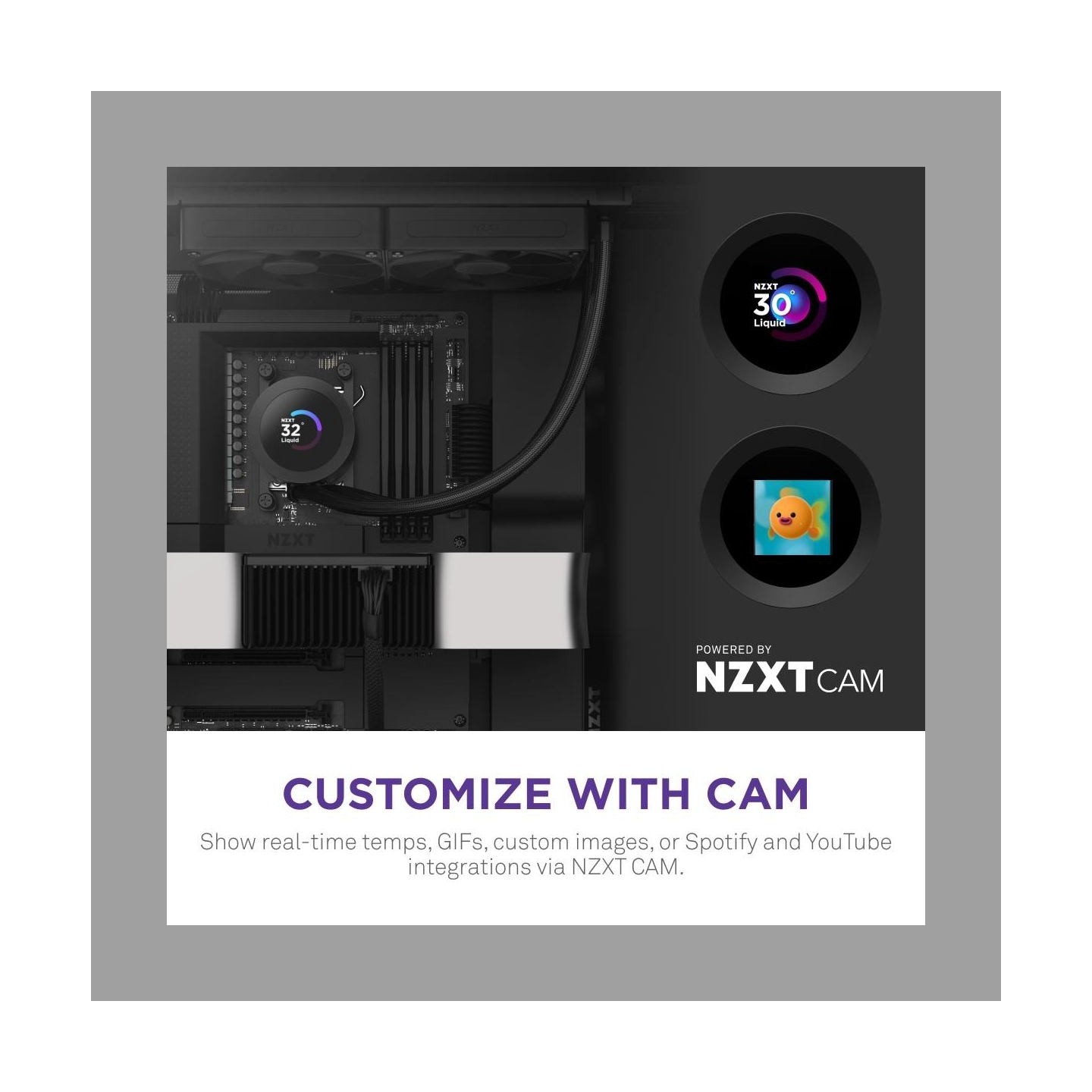 Nzxt water cooling Kraken Plus 280 LCD