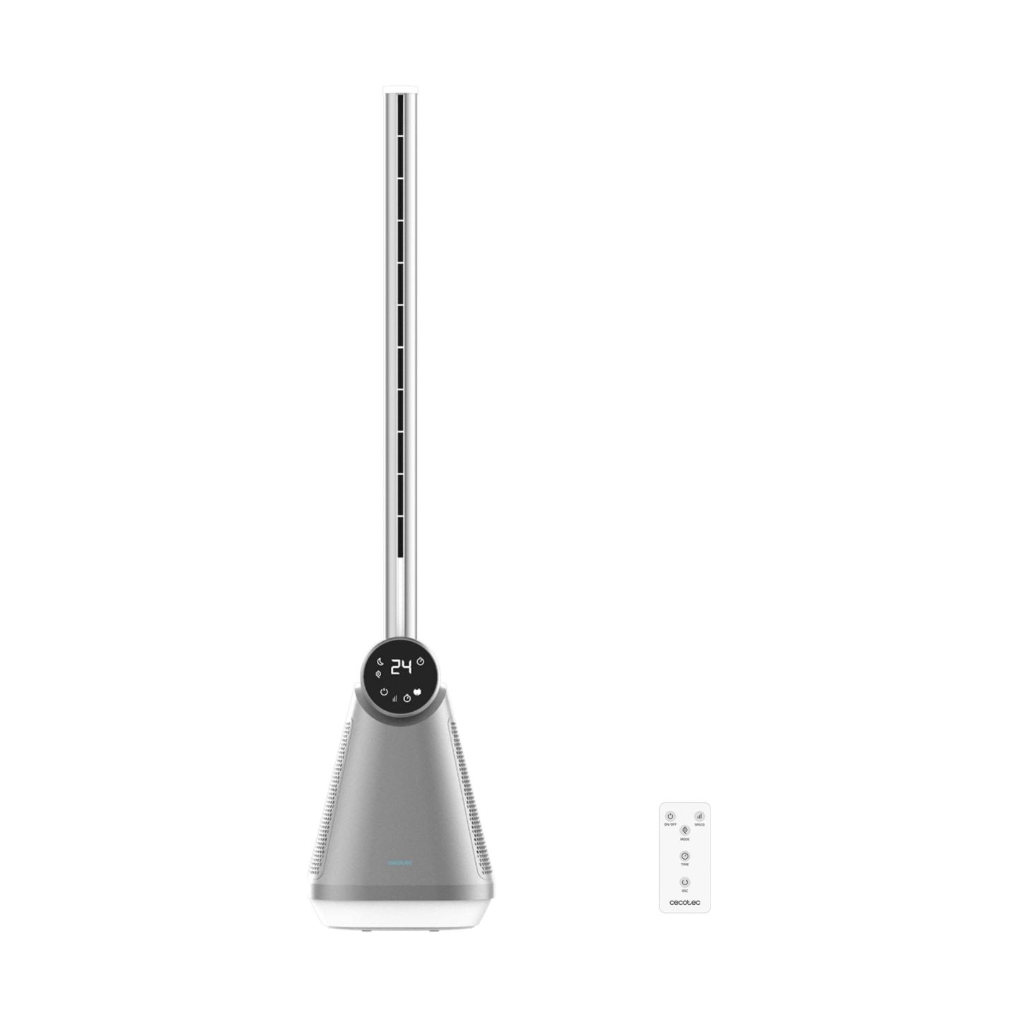 Cecotec EnergySilence 9890 Skyline Bladeless | Tower Fan | Stand Fan | 50 W | Diameter 23 cm | Number of speeds 3 | Oscillation 