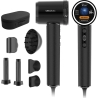 Cecotec Hair Dryer | DryGlam Waves i-Sensor Pro | 1600 W | Number of temperature settings 4 | Ionic function | Black | Diffuser 