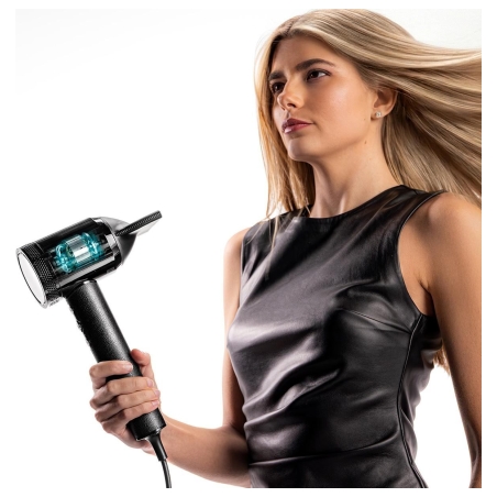 Cecotec Hair Dryer | DryGlam Waves i-Sensor Pro | 1600 W | Number of temperature settings 4 | Ionic function | Black | Diffuser 