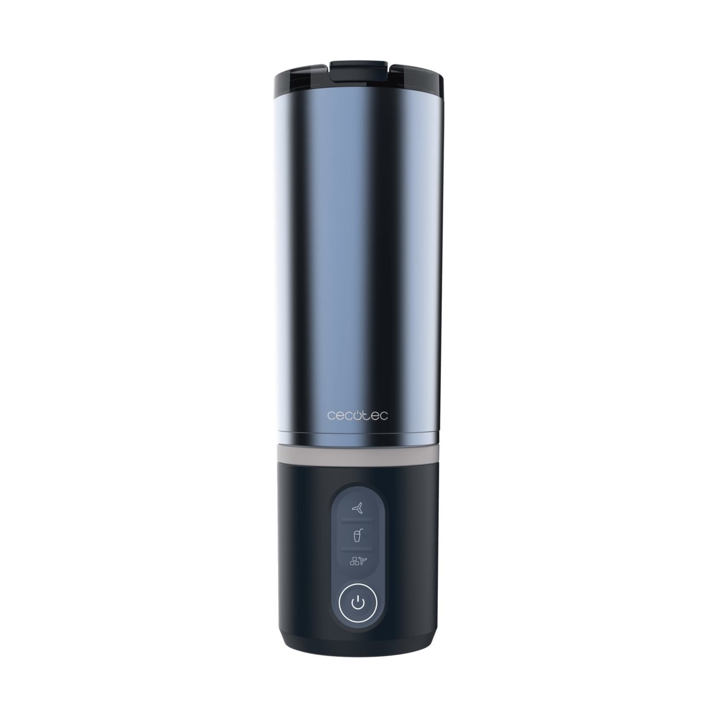 Cecotec Blender | Power Titanium Shake2Go | Portable | 180 W | Jar material BPA-free | Jar capacity 0.6 L | Dark Steel