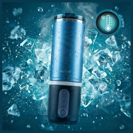 Cecotec Blender | Power Titanium Shake2Go | Portable | 180 W | Jar material BPA-free | Jar capacity 0.6 L | Dark Steel