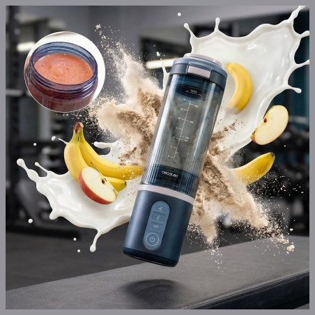 Cecotec Blender | Power Titanium Shake2Go | Portable | 180 W | Jar material BPA-free | Jar capacity 0.6 L | Lagoon
