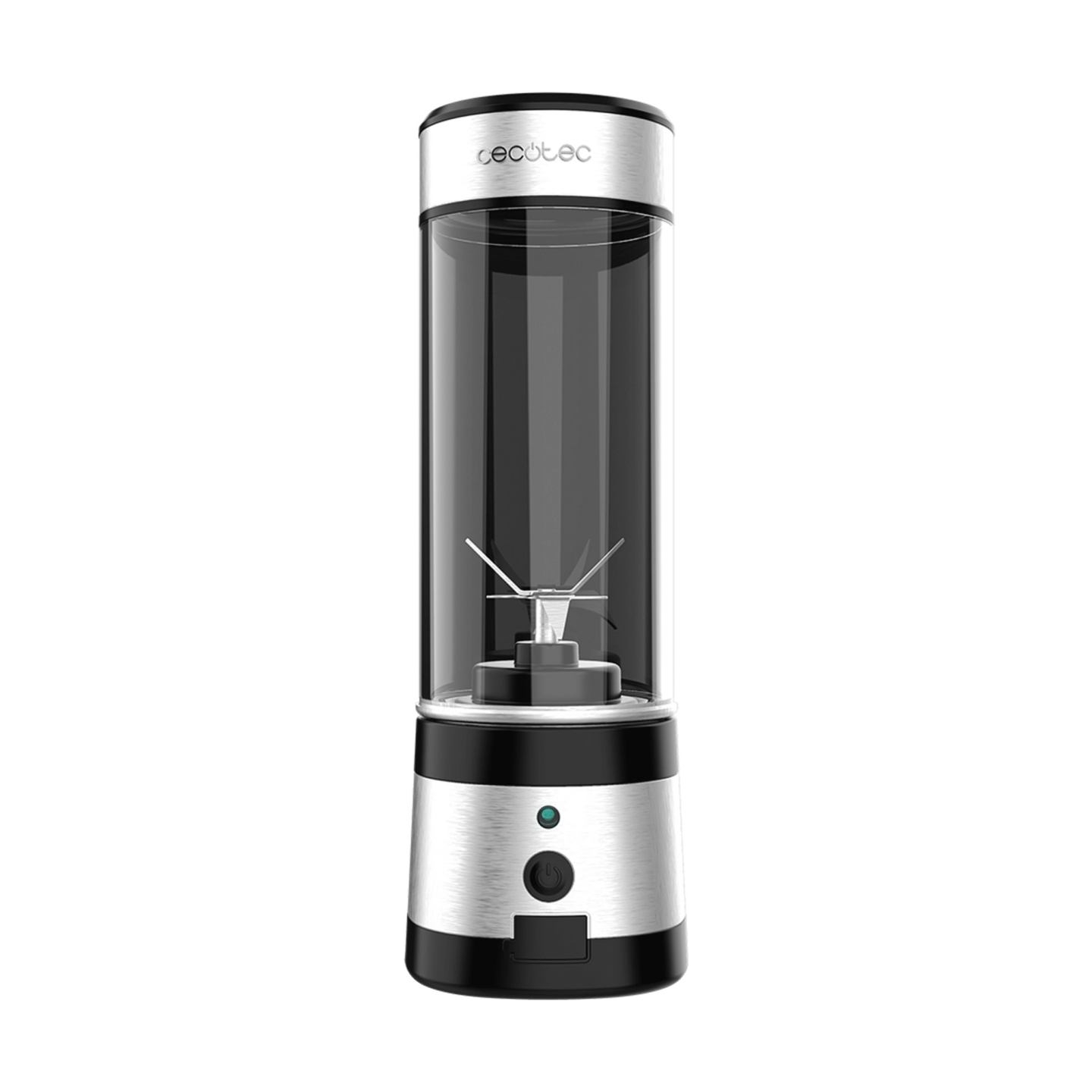 Cecotec Smoothie Blender | WanderlustMix USB | Portable | 126 W | Jar capacity 0.4 L | Ice crushing | Inox