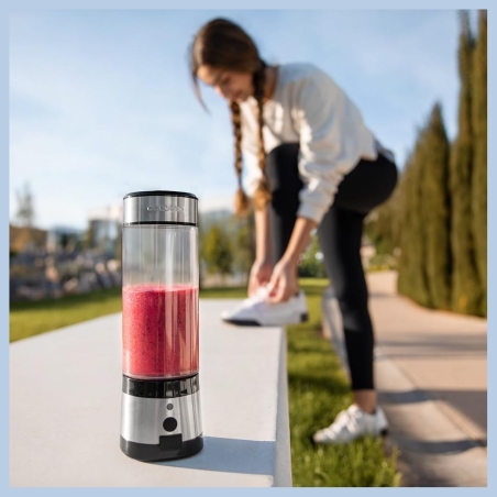 Cecotec Smoothie Blender | WanderlustMix USB | Portable | 126 W | Jar capacity 0.4 L | Ice crushing | Inox