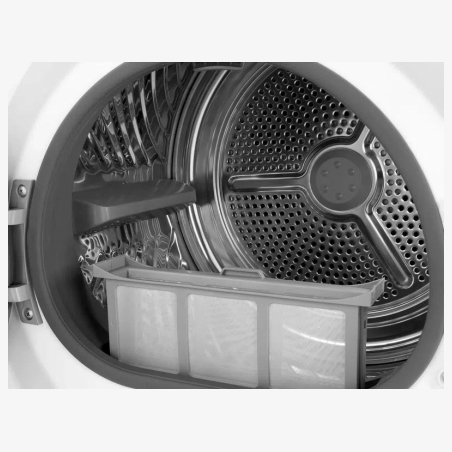 TCL Dryer Machine | DP0844WE0 | TCL Front loading | Energy efficiency class E | 8 kg | LED | Heat pump | Depth 59.3 cm | White