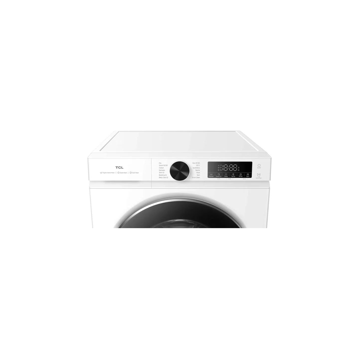 TCL Washing machine | FP0944WA0 | Energy efficiency class A | Front loading | Washing capacity 9 kg | 1400 RPM | Depth 56 cm | W