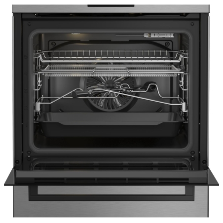 Beko Cooker | FBMA61330GXDT | Hob type Gas | Oven type Electric | Stainless Steel | Width 60 cm | Grilling | LED | Depth 60 cm |