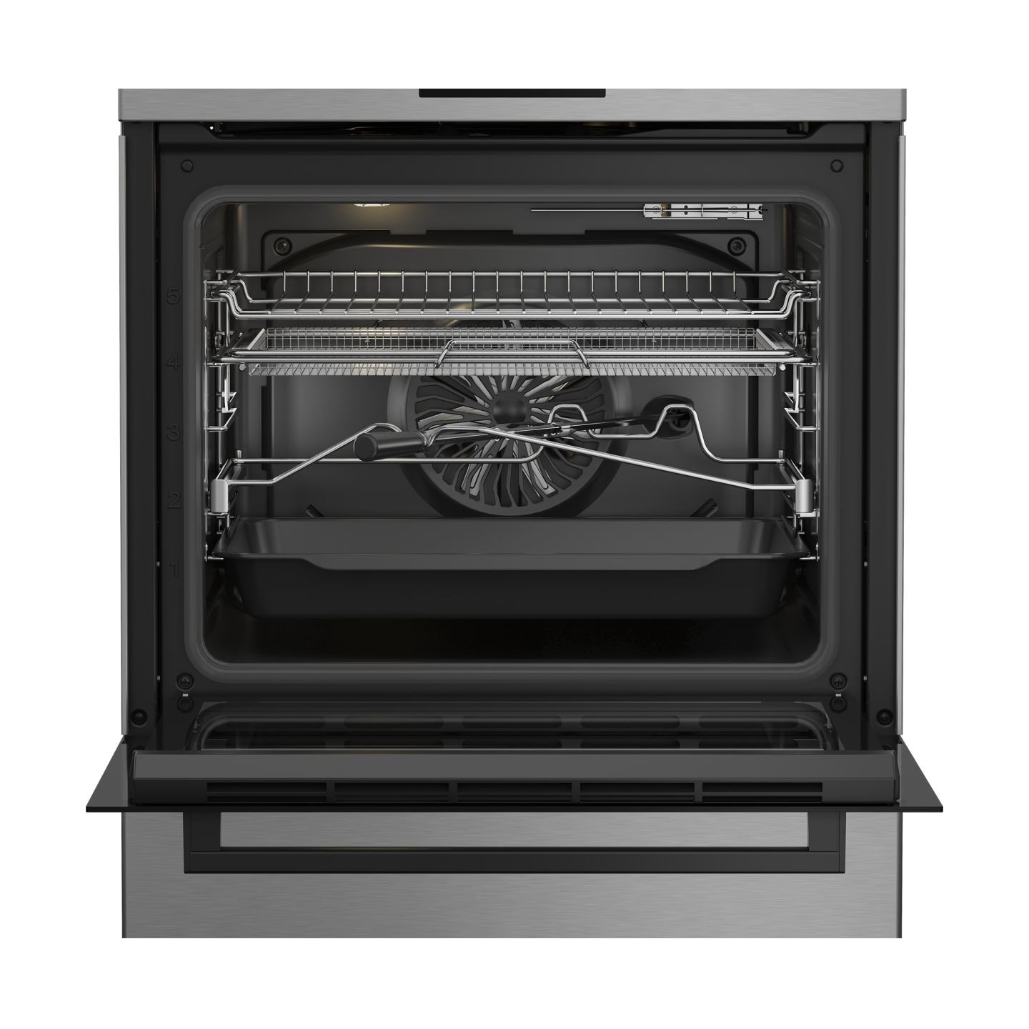 Beko Cooker | FBMA61330GXDT | Hob type Gas | Oven type Electric | Stainless Steel | Width 60 cm | Grilling | LED | Depth 60 cm |