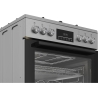 Beko Cooker | FBMA61330GXDT | Hob type Gas | Oven type Electric | Stainless Steel | Width 60 cm | Grilling | LED | Depth 60 cm |