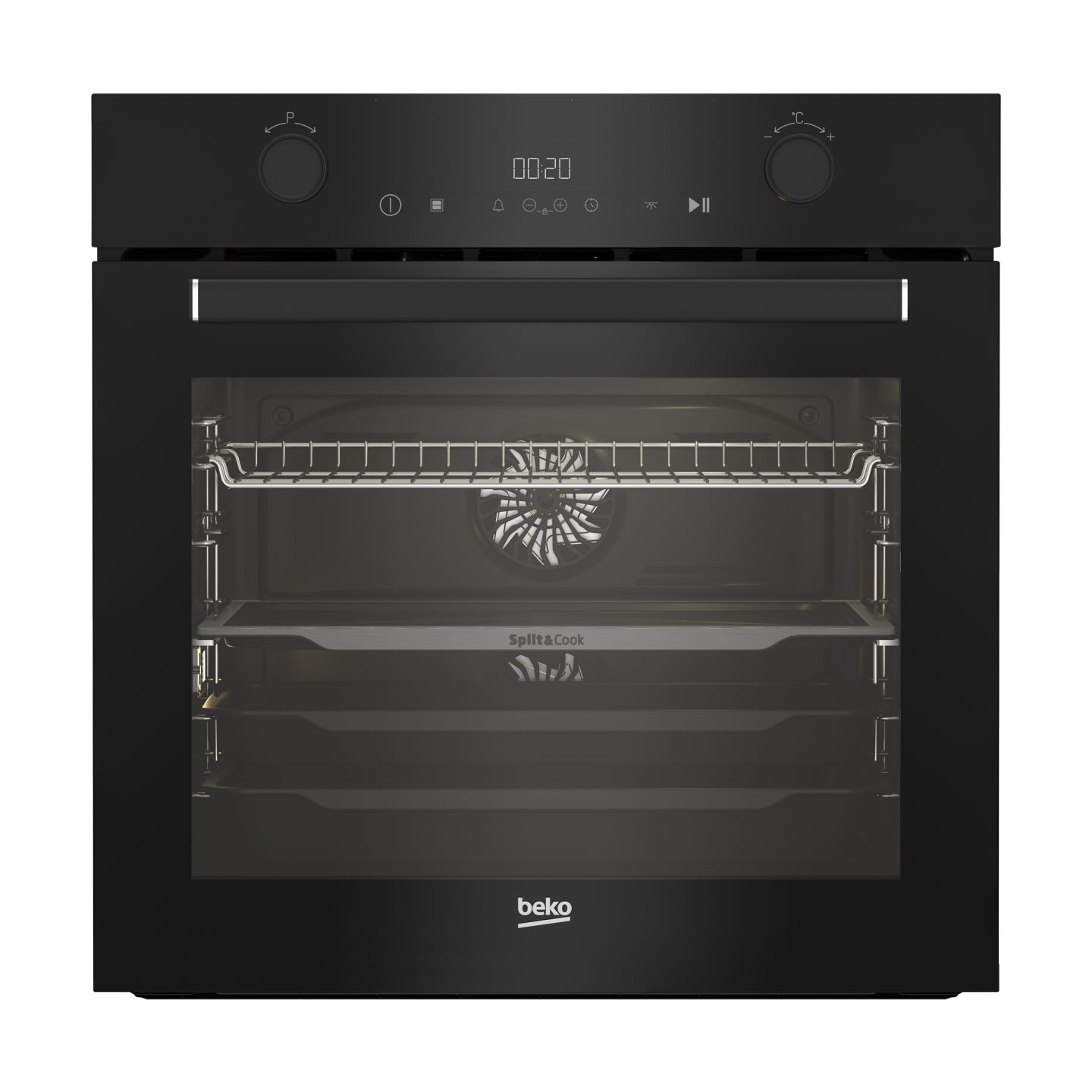 Beko Oven | BBVM17400B | 72 L | Electric | Hydrolytic | Electronic | Steam function | Height 59.5 cm | Width 59.4 cm | Black