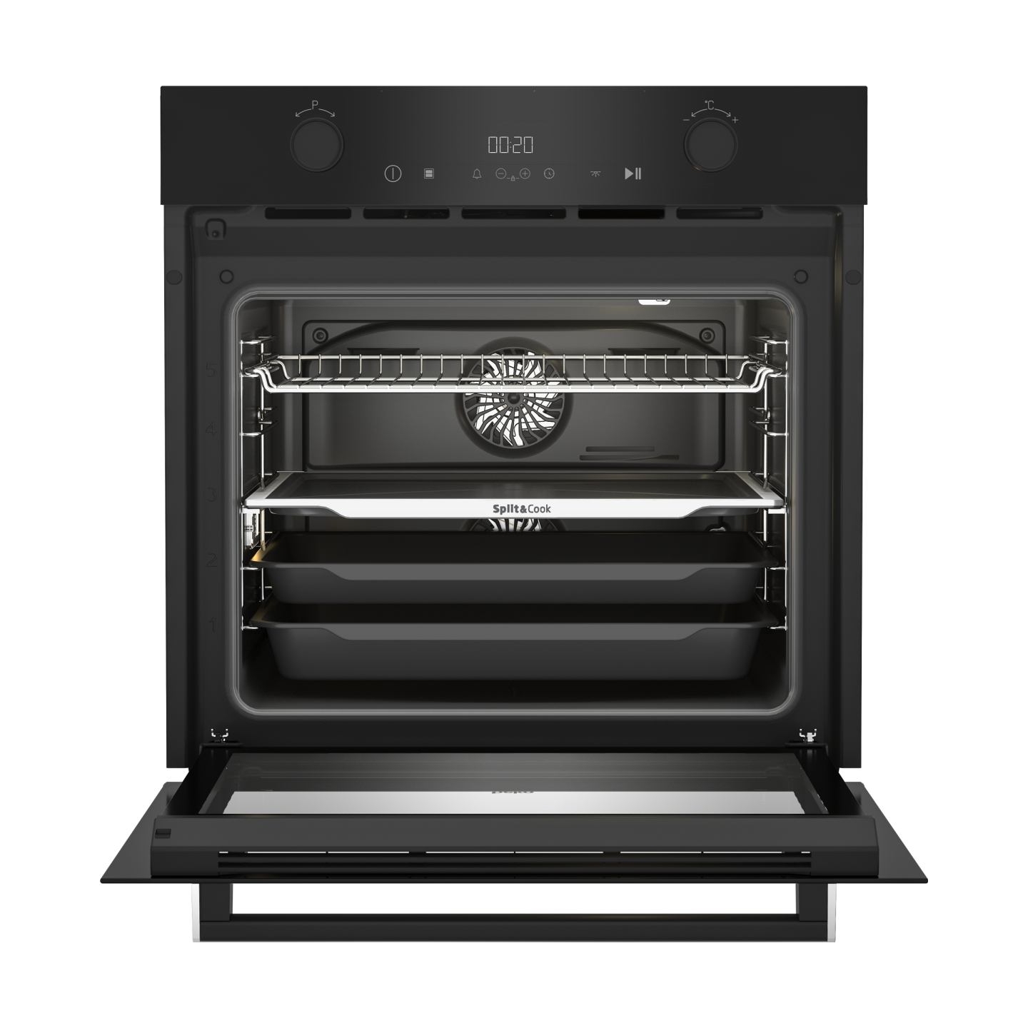 Beko Oven | BBVM17400B | 72 L | Electric | Hydrolytic | Electronic | Steam function | Height 59.5 cm | Width 59.4 cm | Black