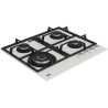Beko Hob | HILW64225SW | Gas | Number of burners/cooking zones 4 | Knob | White