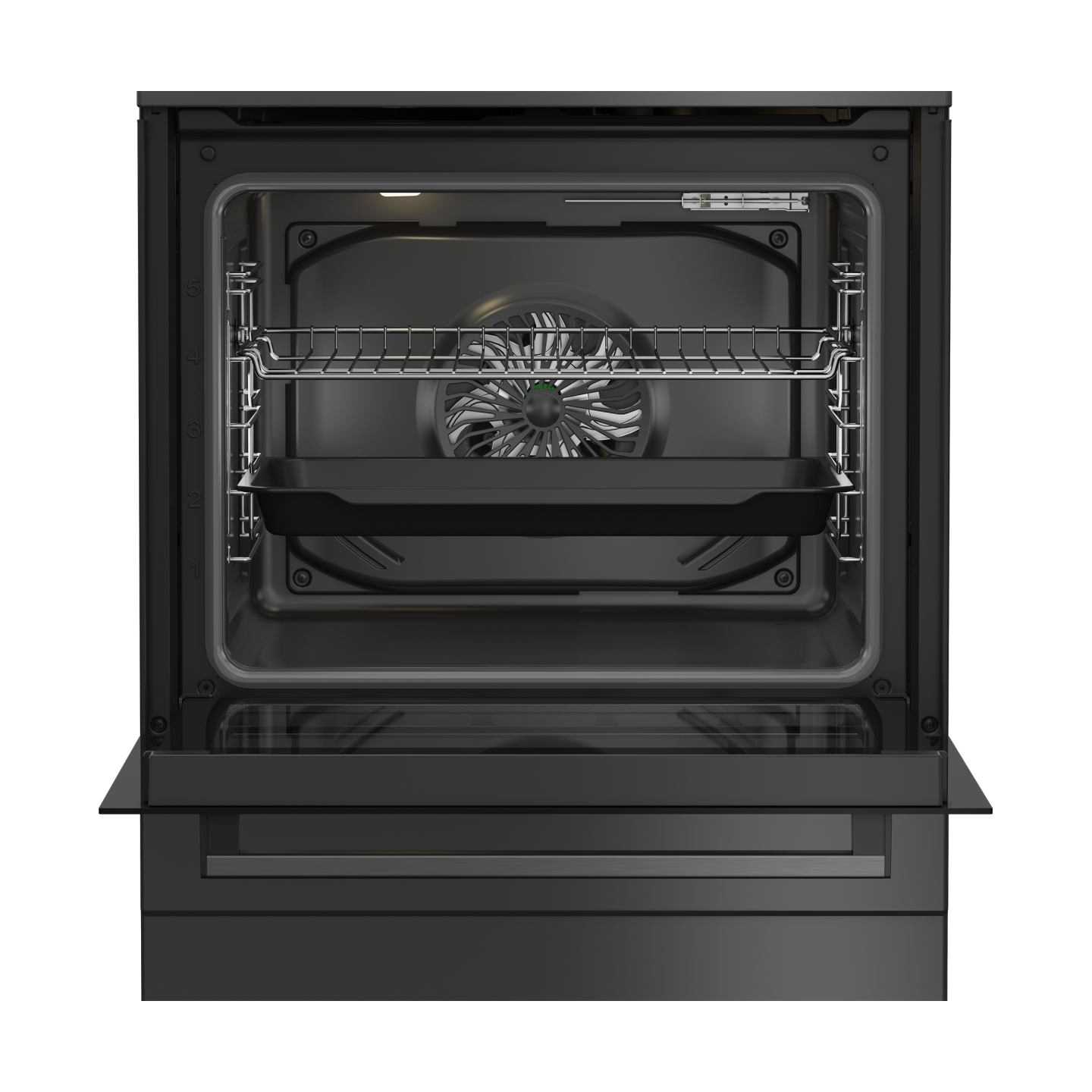 Beko Cooker | FBM62330GADSN | Hob type Gas | Oven type Electric | Grey | Width 60 cm | Grilling | LED | Depth 60 cm | 72 L