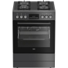 Beko Cooker | FBM62330GADSN | Hob type Gas | Oven type Electric | Grey | Width 60 cm | Grilling | LED | Depth 60 cm | 72 L
