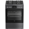 Beko Cooker | FBM62330GADSN | Hob type Gas | Oven type Electric | Grey | Width 60 cm | Grilling | LED | Depth 60 cm | 72 L